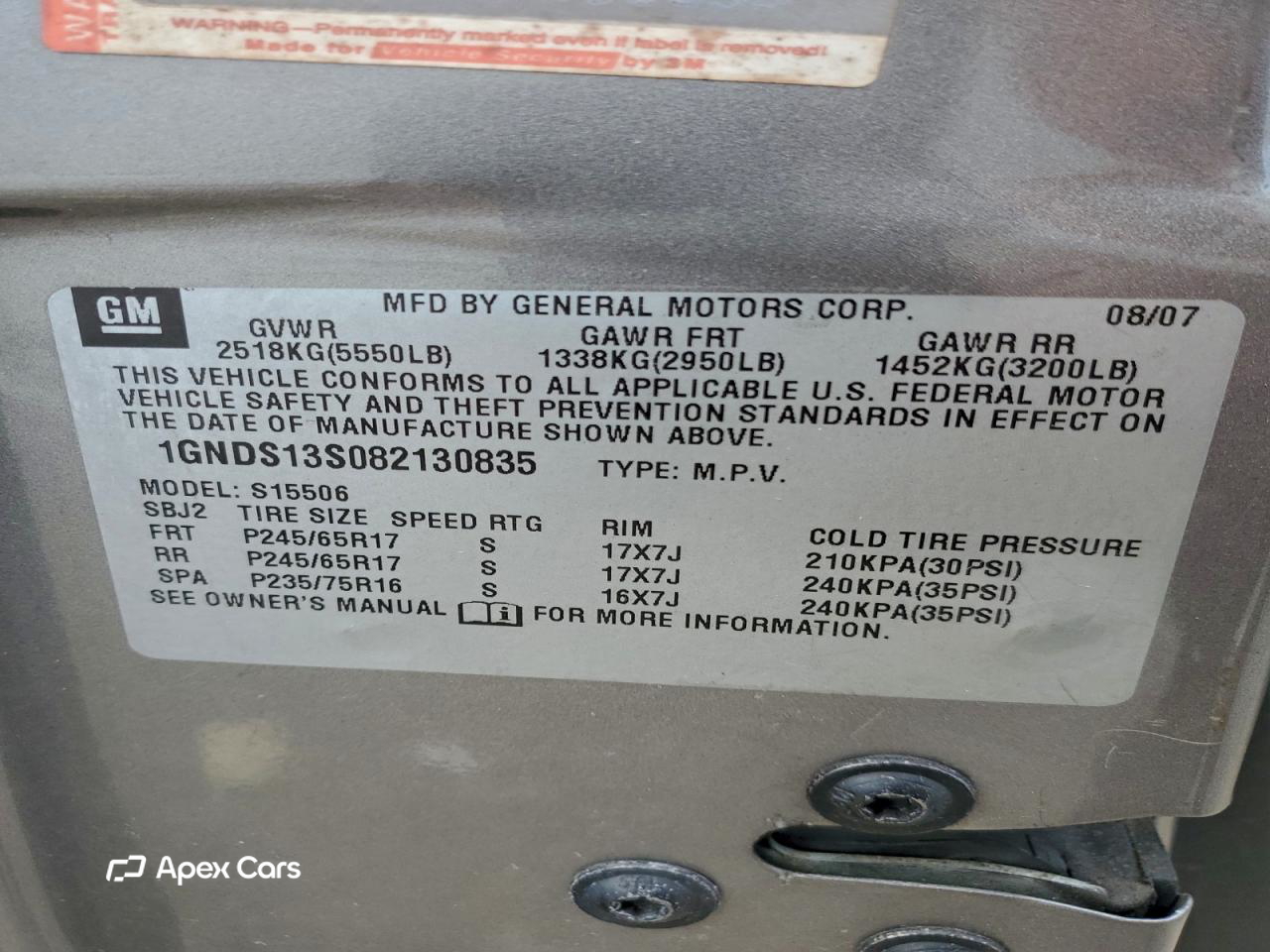 Chevrolet TrailBlazer 2008