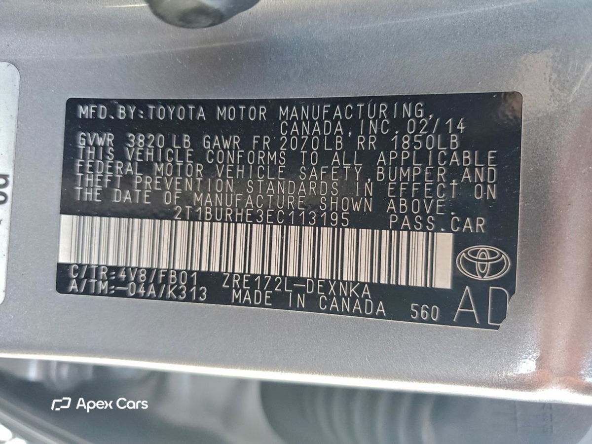 Toyota Corolla 2014