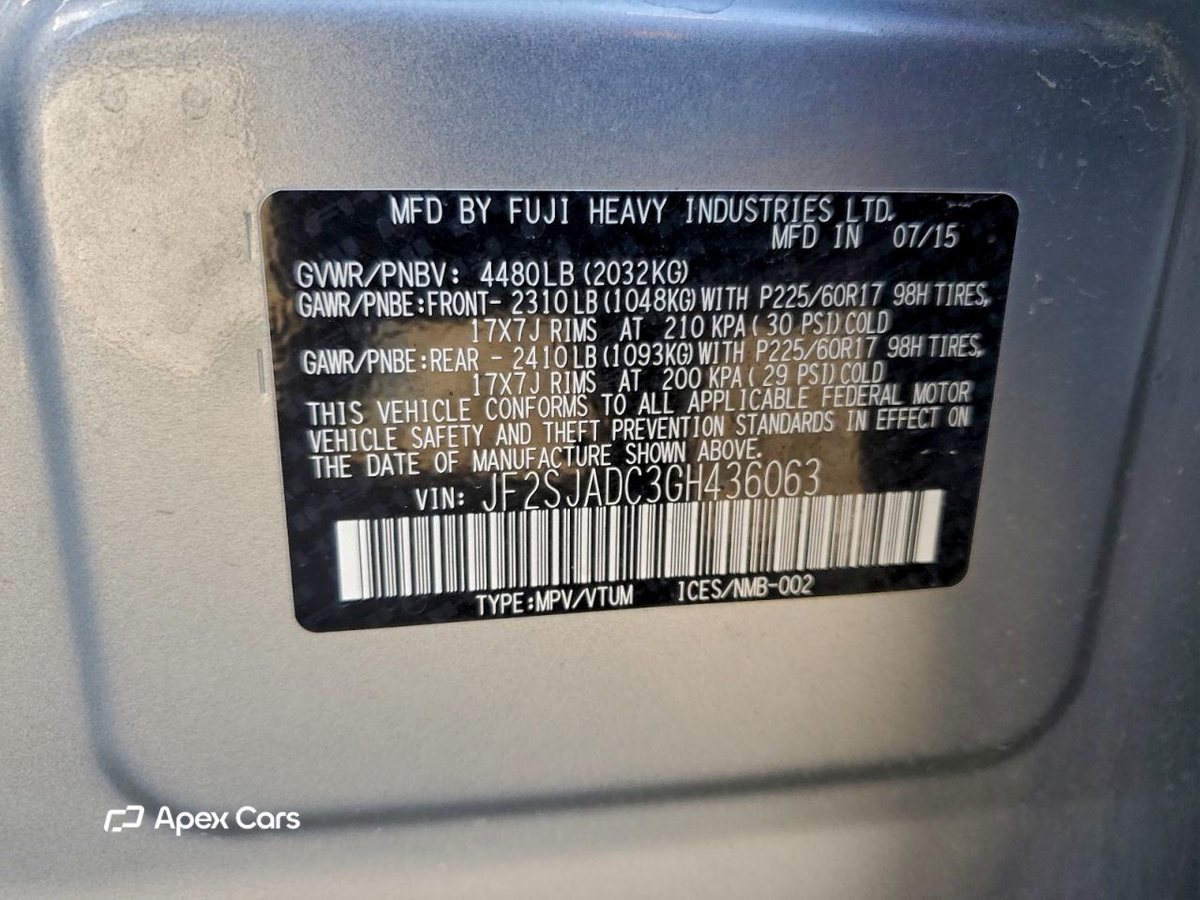Subaru Forester 2016