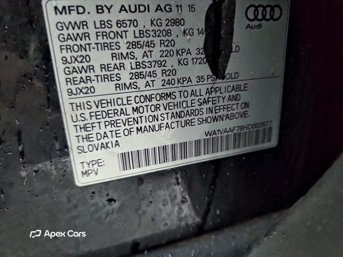 Audi Q7 2017