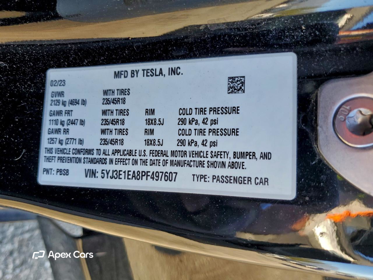 Tesla Model 3 2023