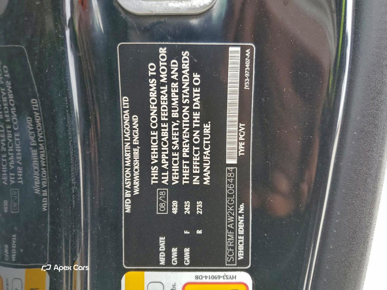 Aston Martin DB11 2019