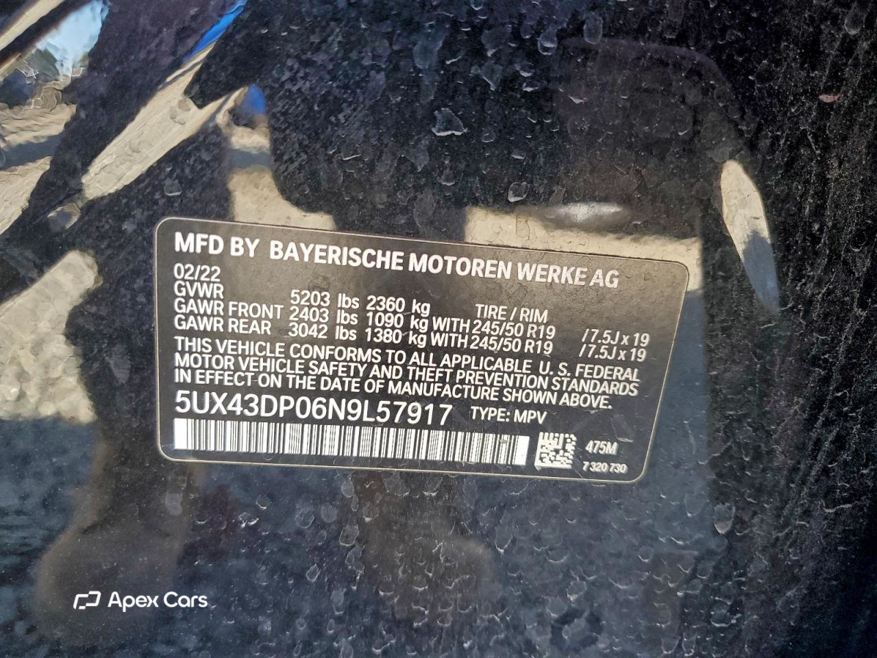 BMW X3 2022