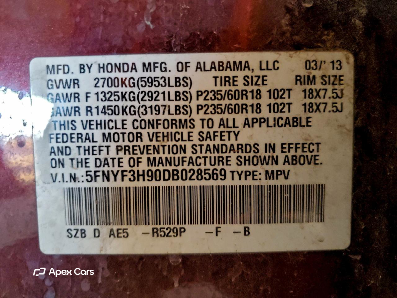 Honda Pilot 2013