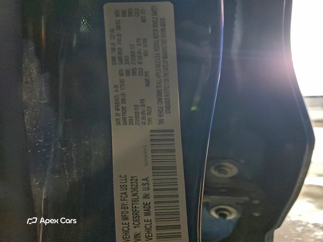 RAM 1500 2020