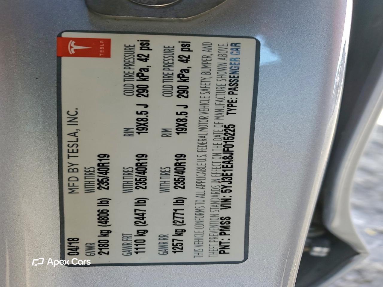 Tesla Model 3 2018