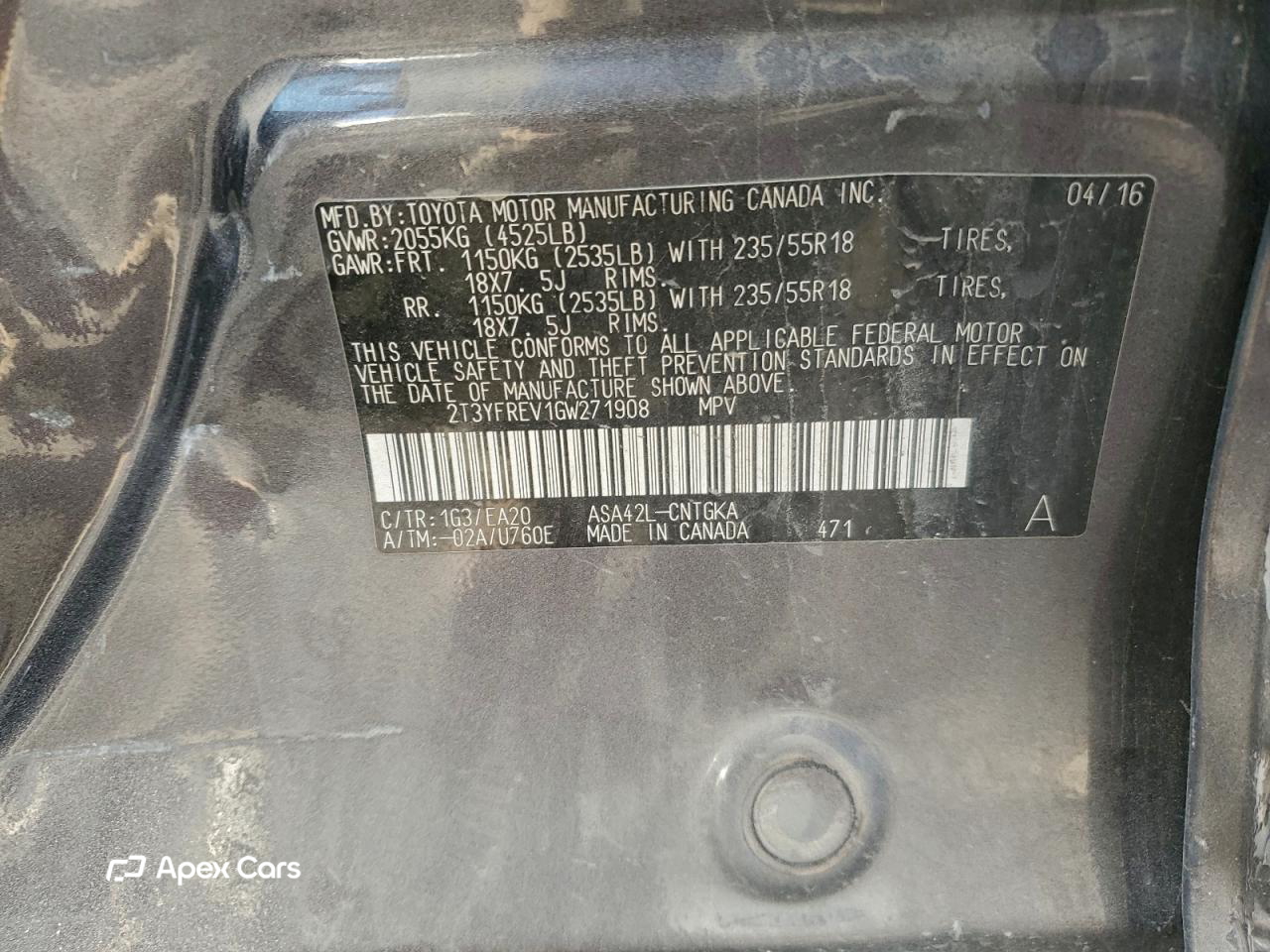 Toyota RAV 4 2016