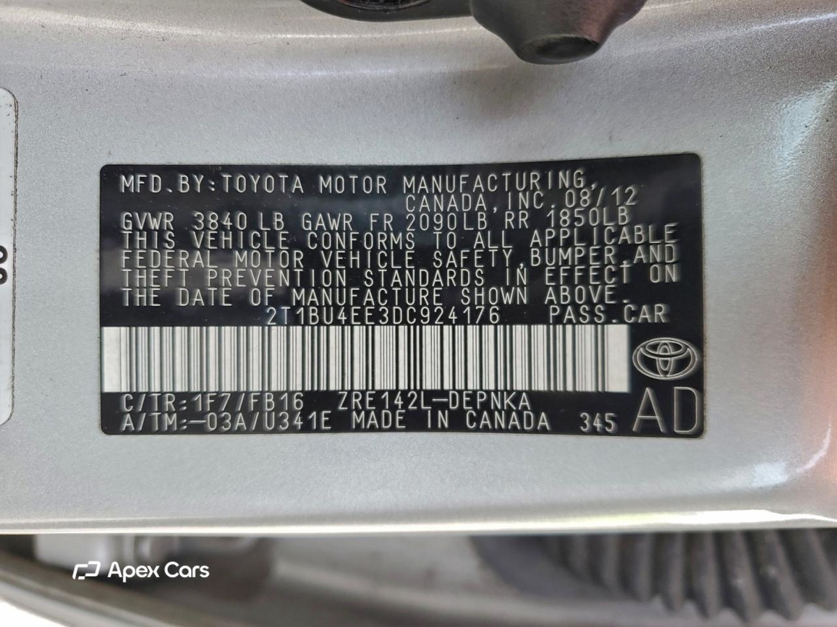 Toyota Corolla 2013