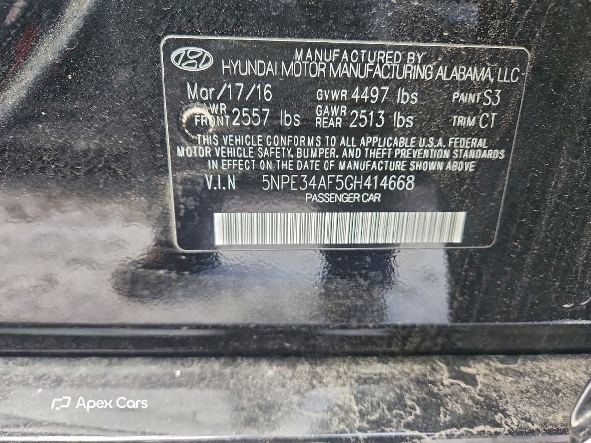 Hyundai Sonata 2016