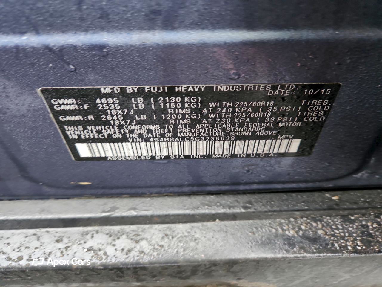 Subaru Outback 2016