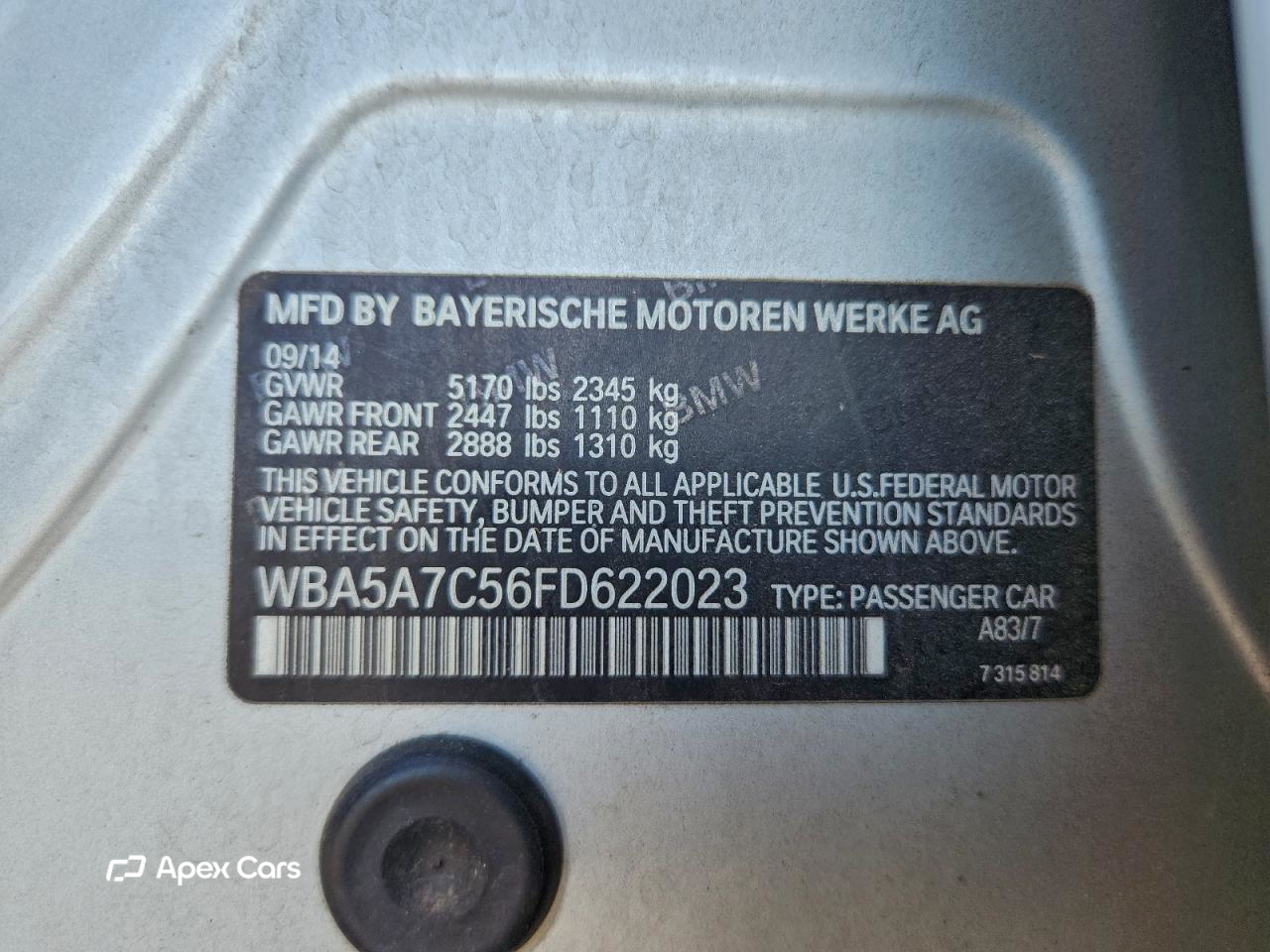 BMW Series 5 2015