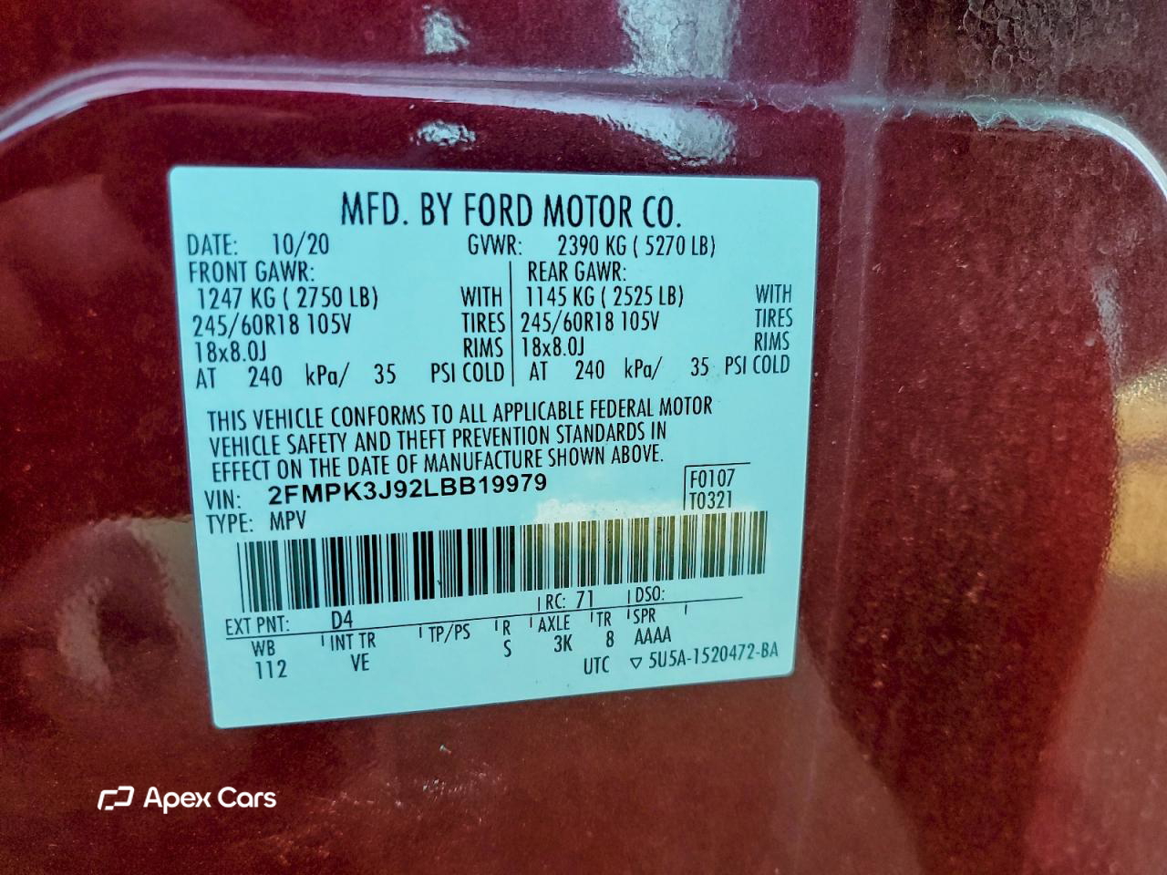 Ford Edge 2020