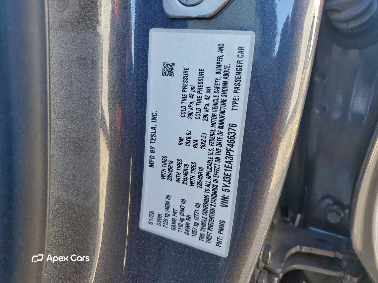 Tesla Model 3 2023