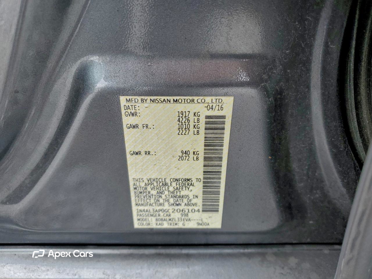 Nissan Altima 2016