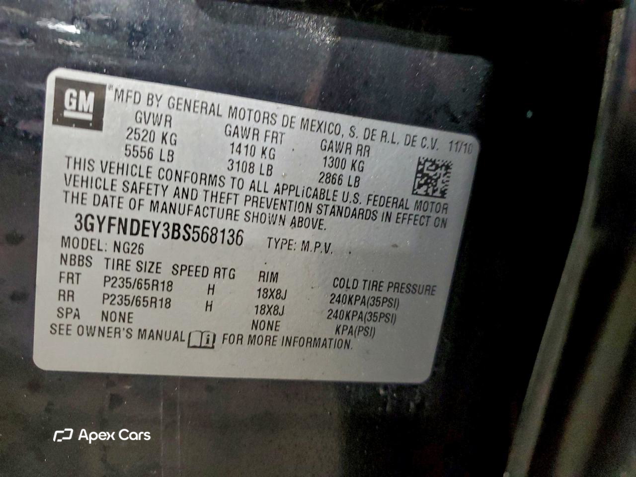 Cadillac SRX 2011