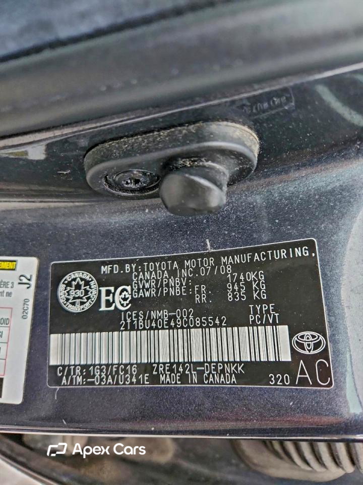 Toyota Corolla 2009