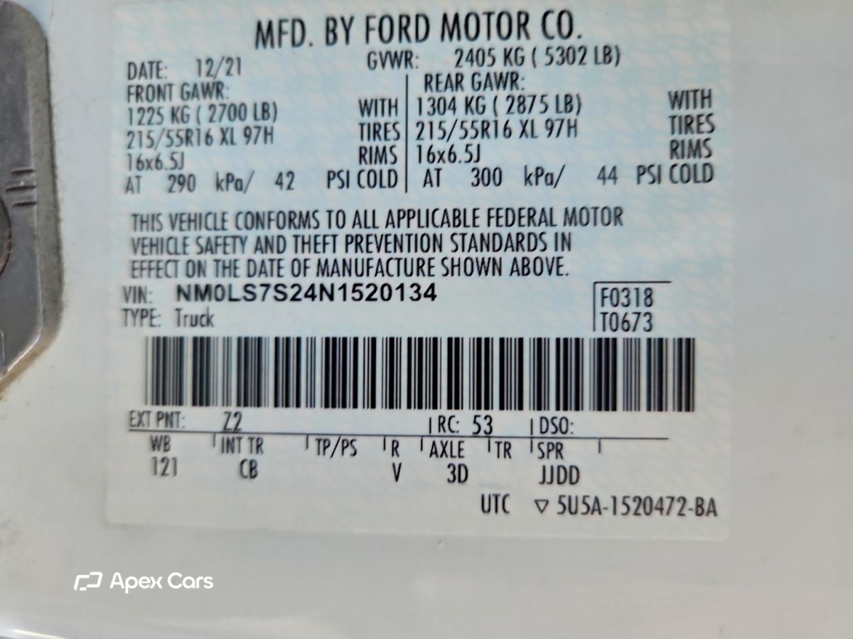 Ford Transit 2022