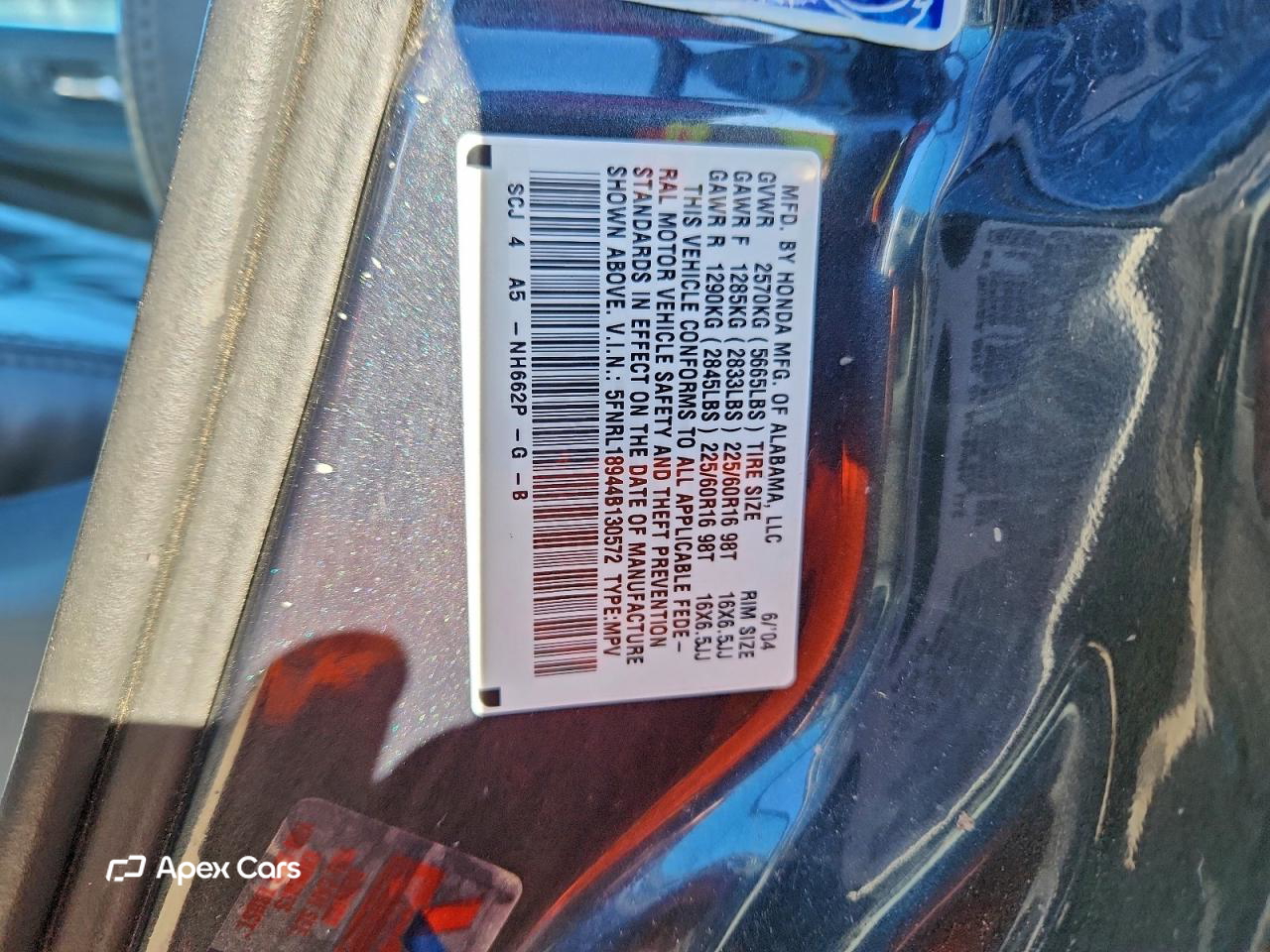 Honda Odyssey 2004