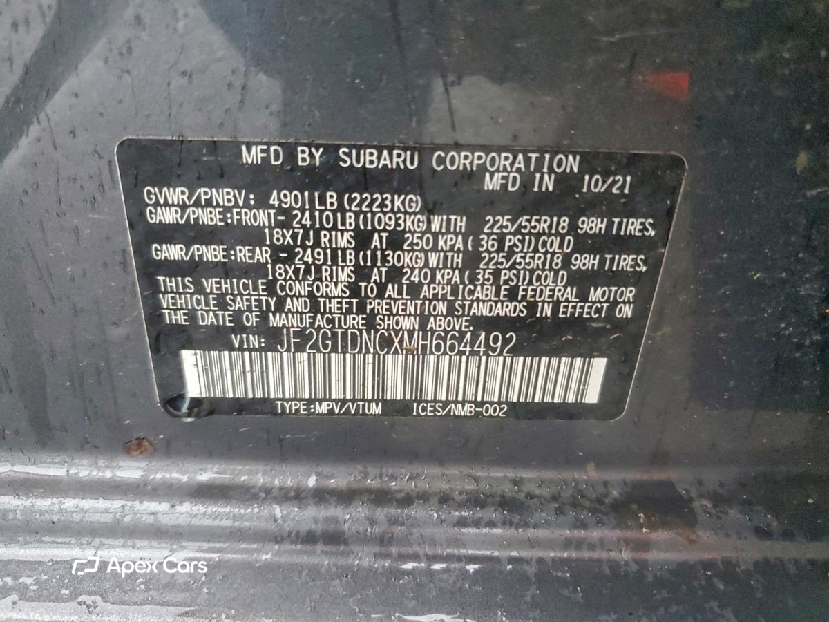 Subaru XV 2021