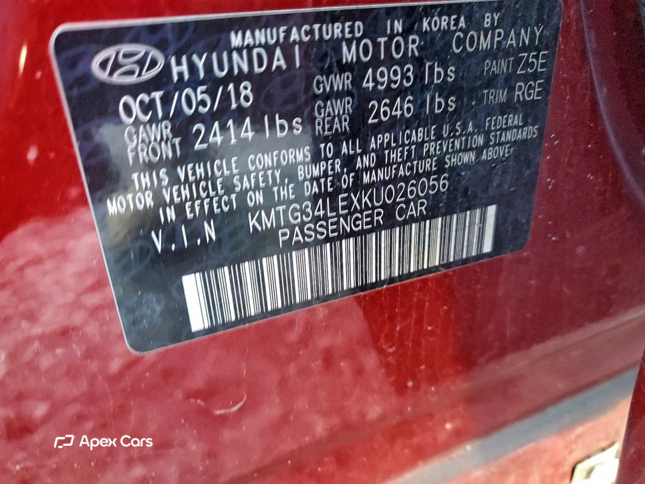 Genesis G70 2019