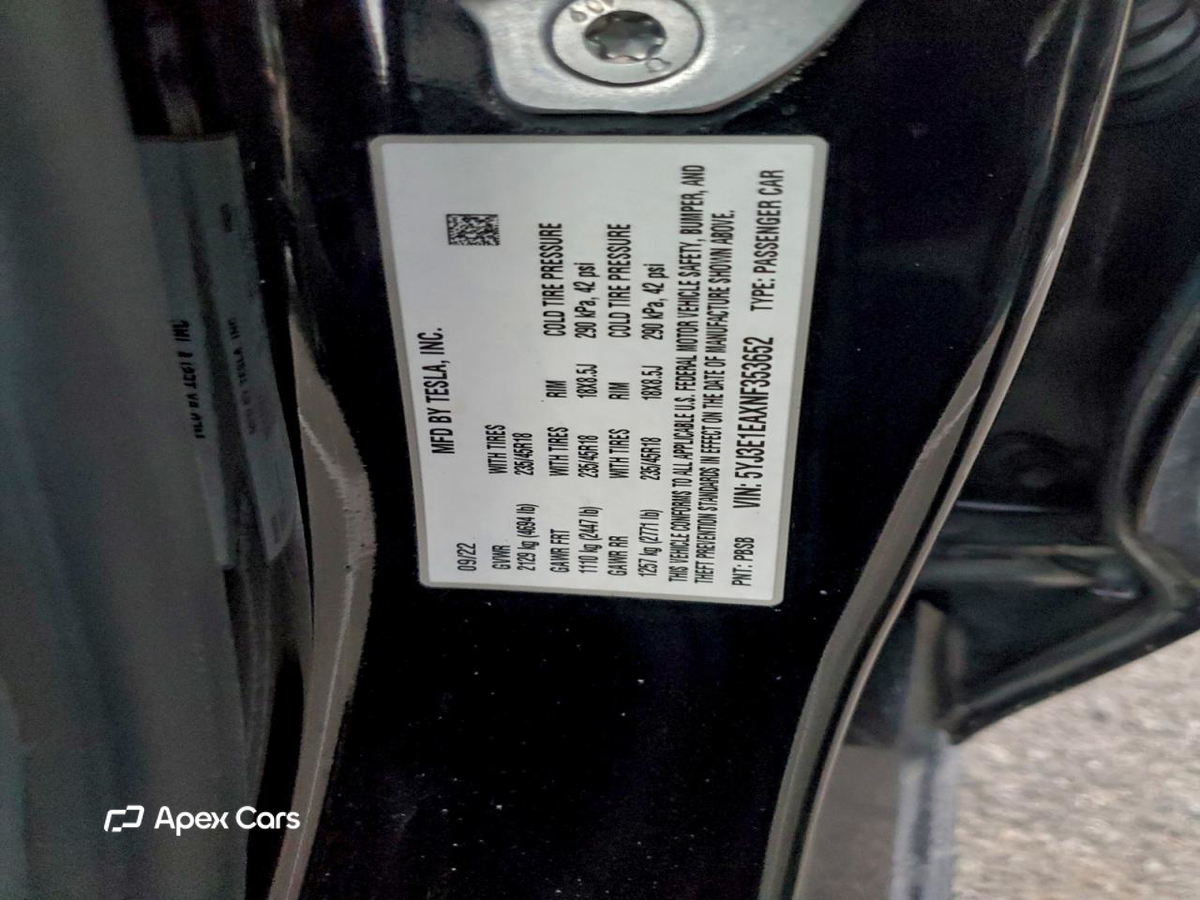 Tesla Model 3 2022