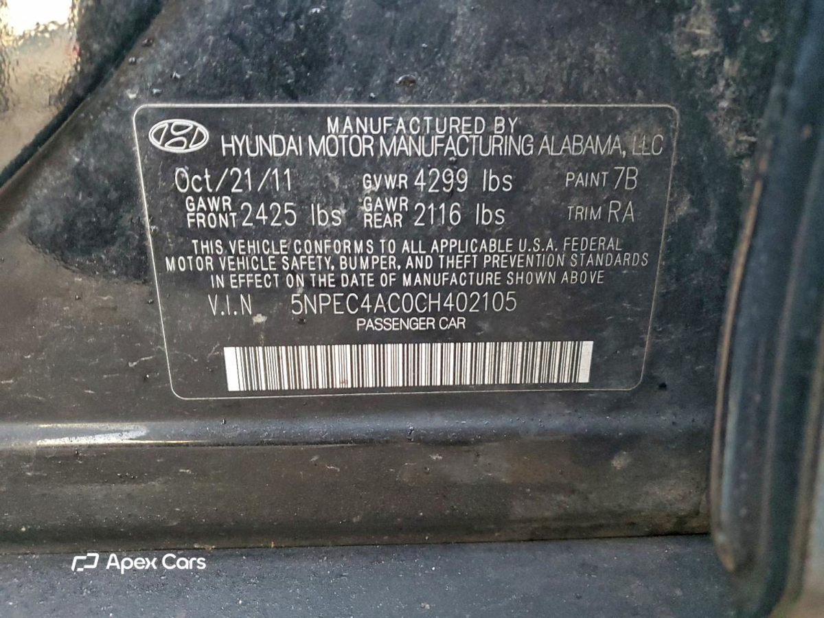 Hyundai Sonata 2012