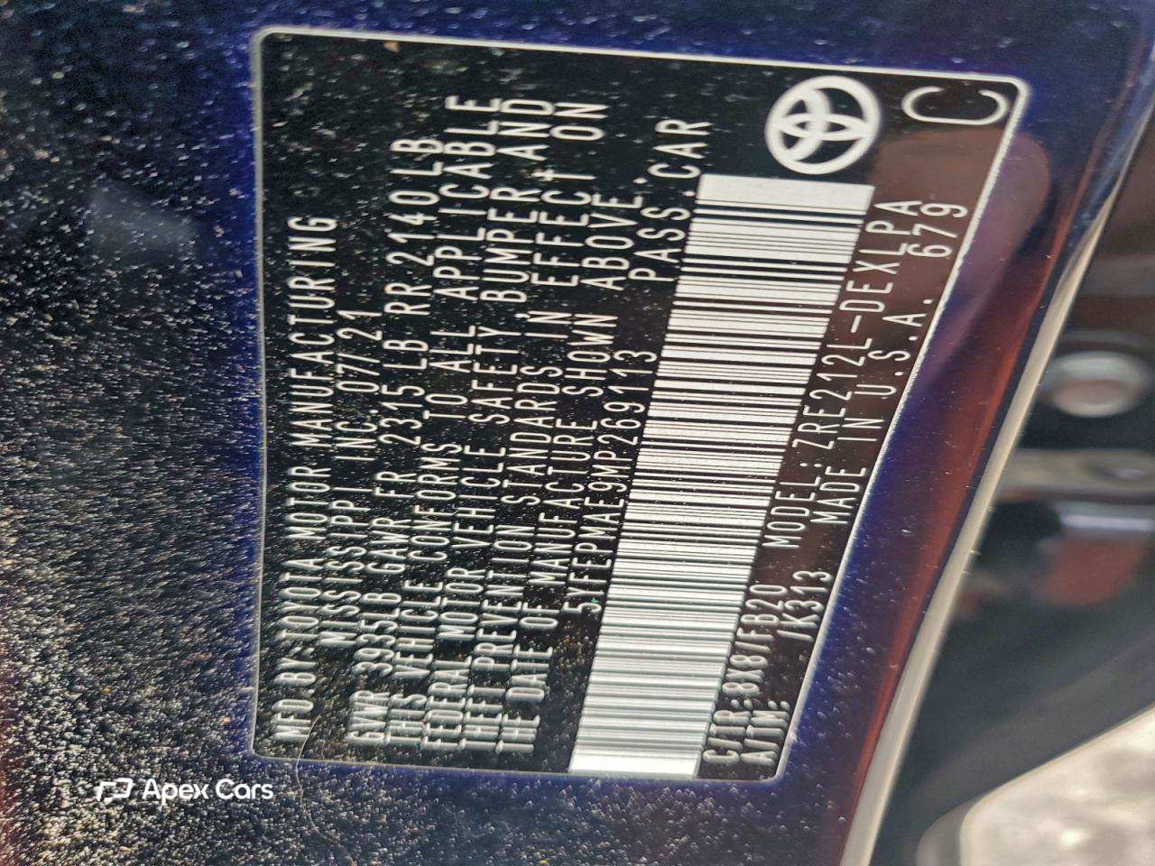 Toyota Corolla 2021