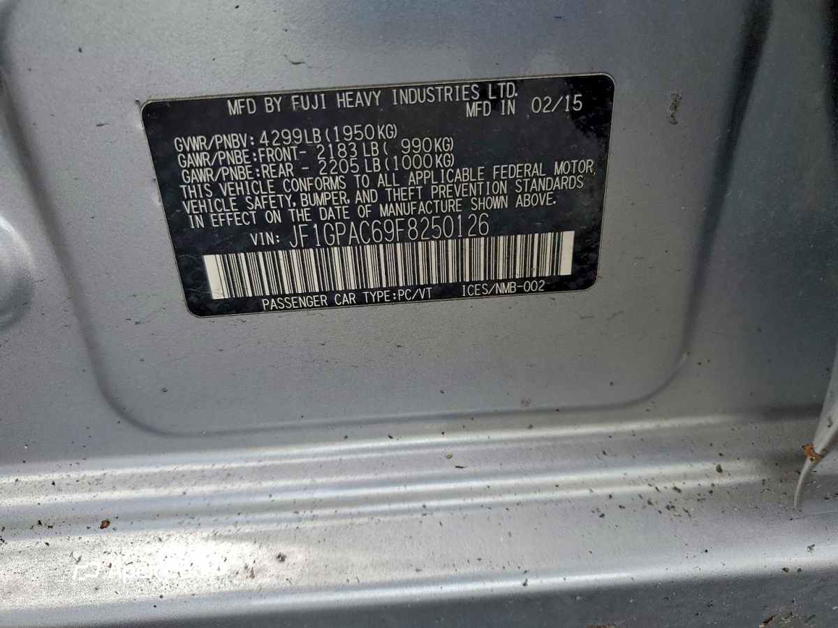 Subaru Impreza 2015