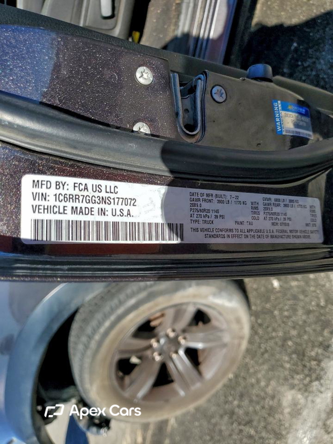 RAM 1500 2022