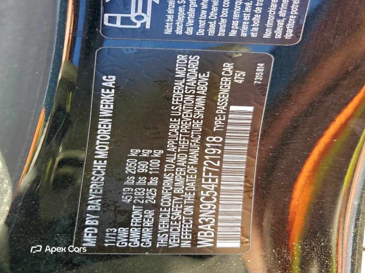 BMW Series 4 2014