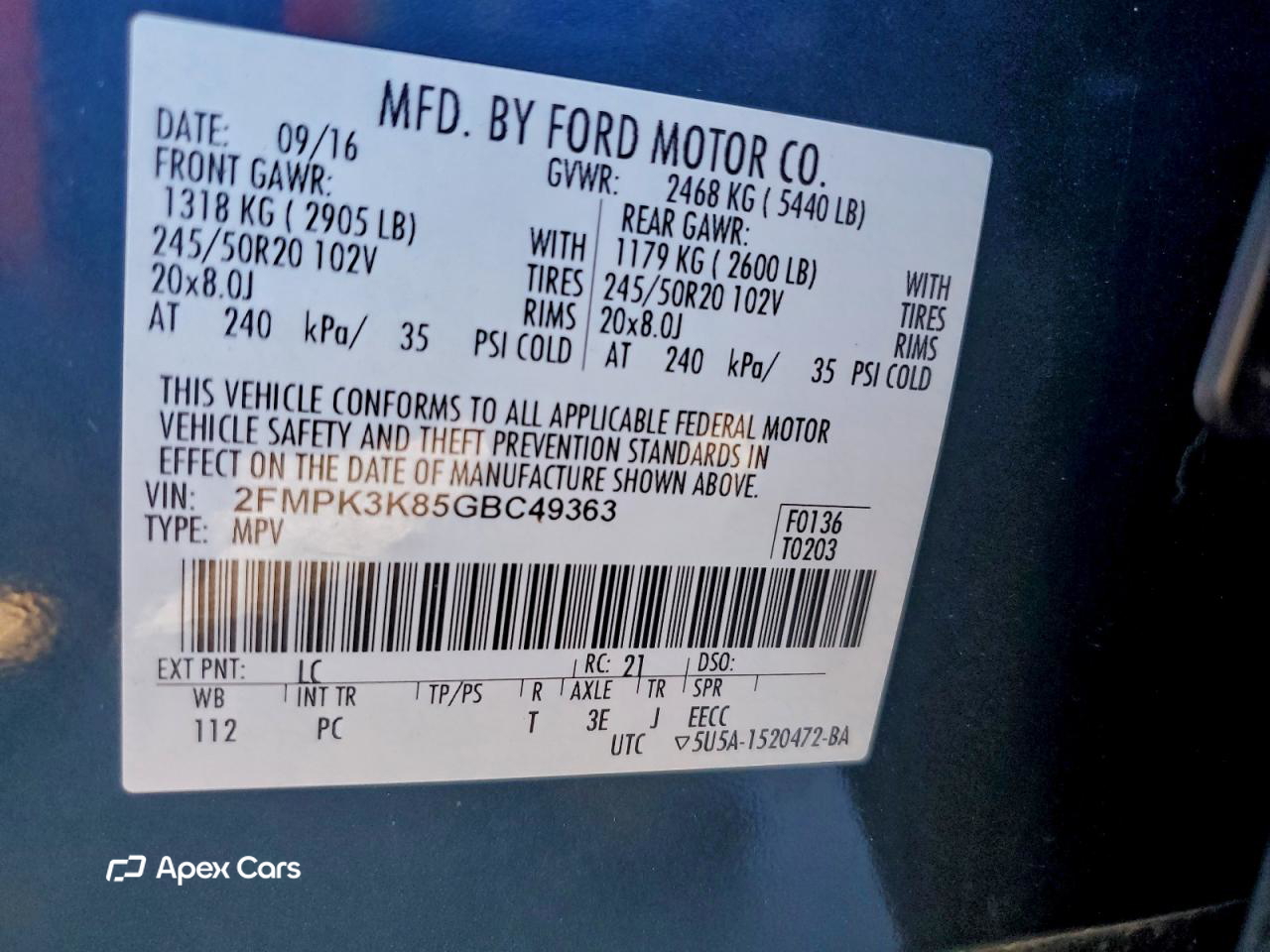 Ford Edge 2016