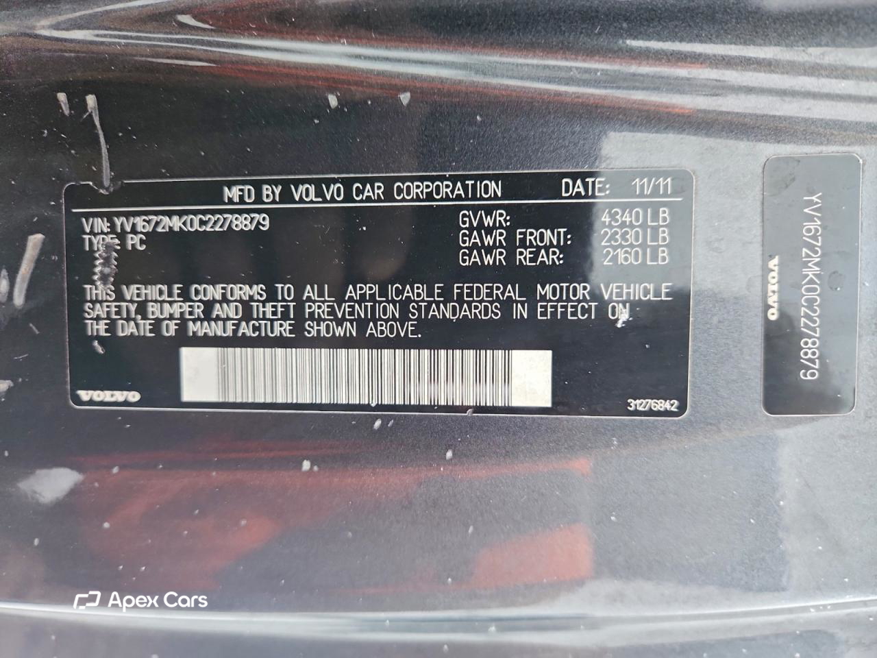Volvo C30 2012