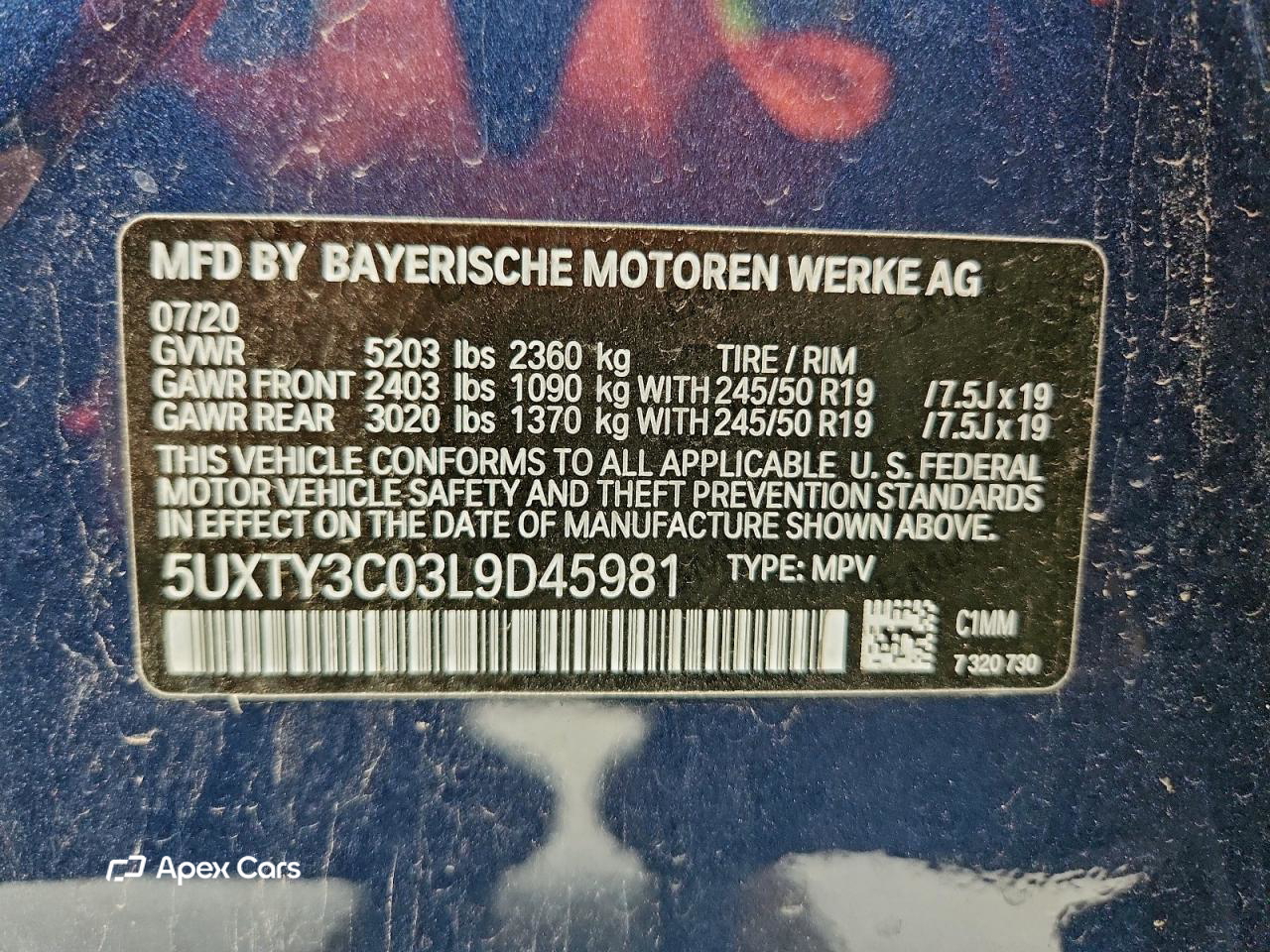 BMW X3 2020