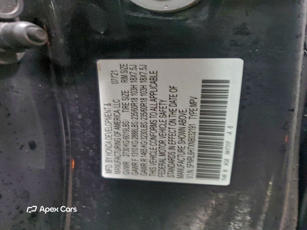 Honda Odyssey 2022