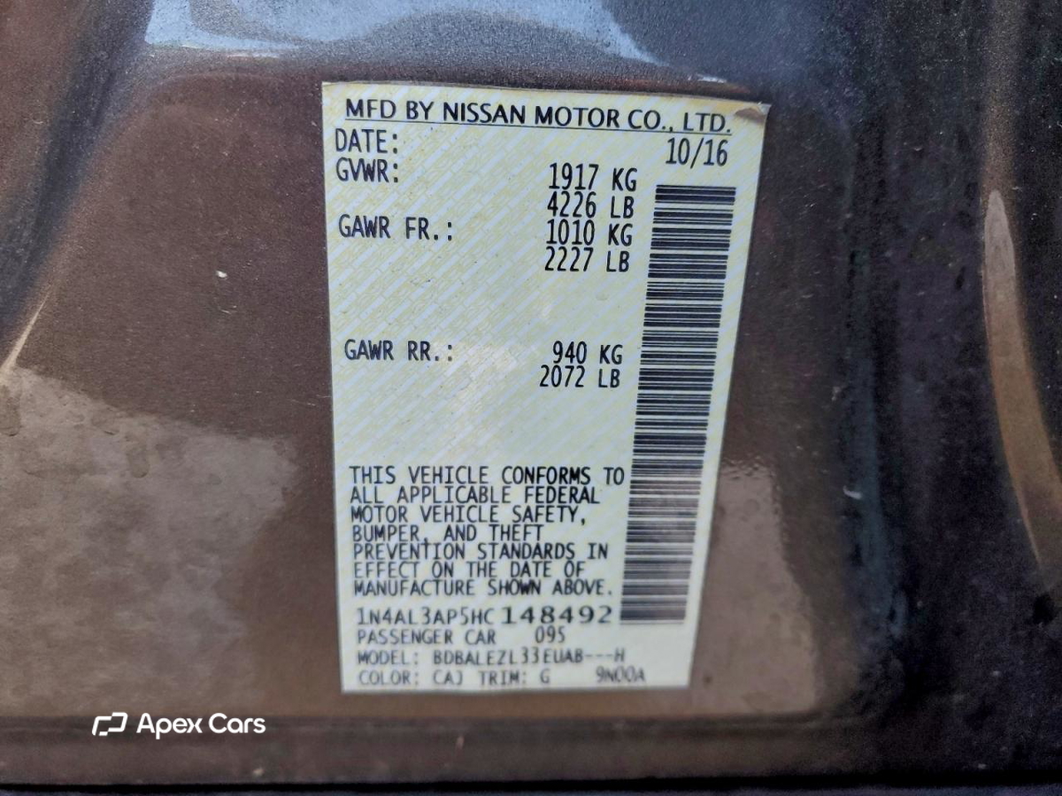 Nissan Altima 2017