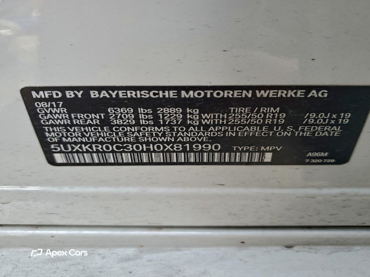 BMW X5 2017