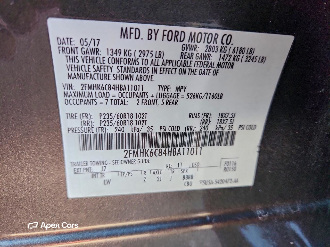 Ford Flex 2017