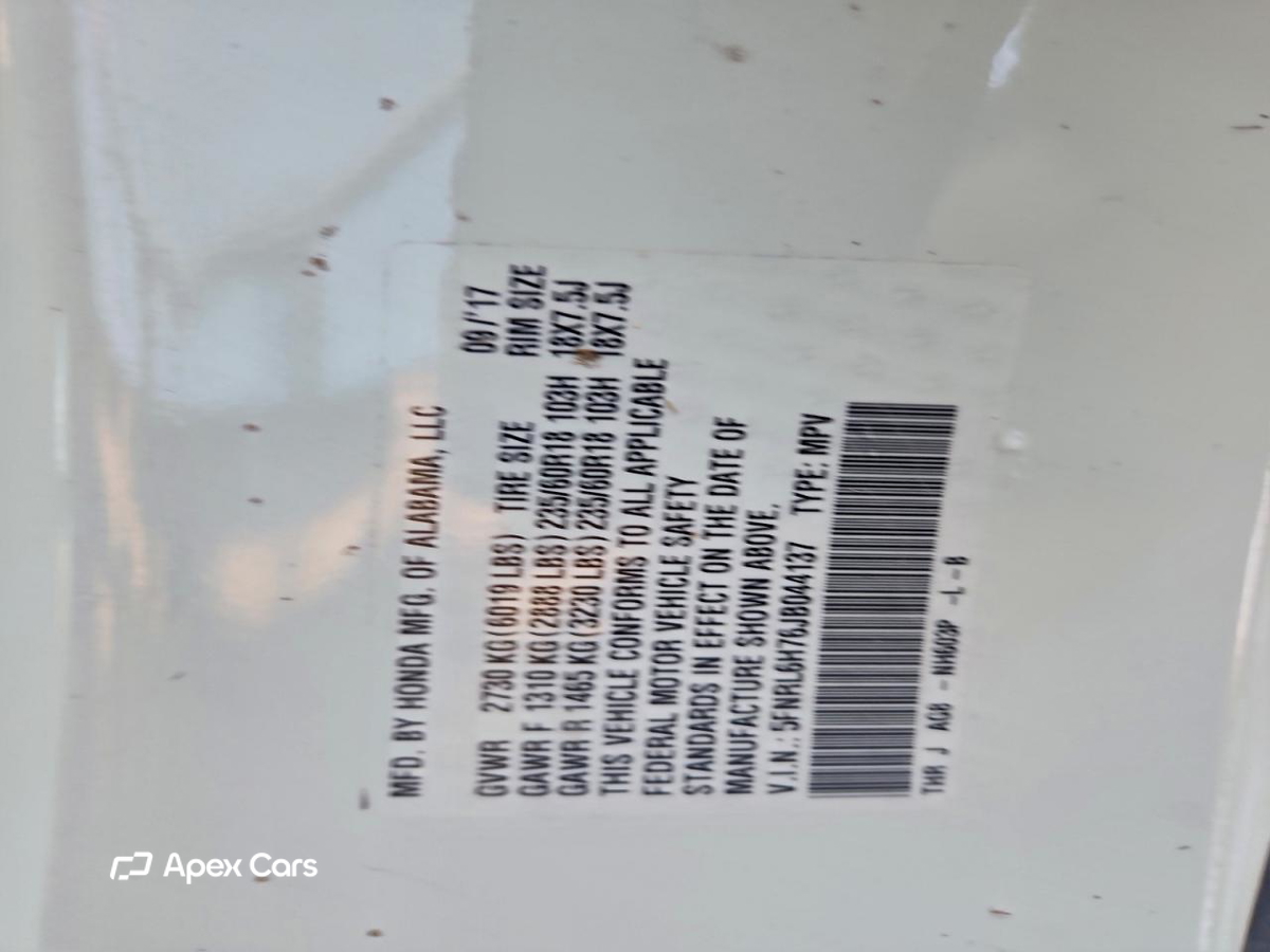 Honda Odyssey 2018