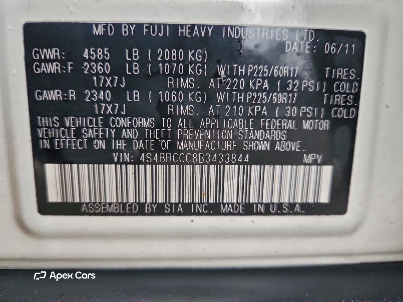 Subaru Outback 2011