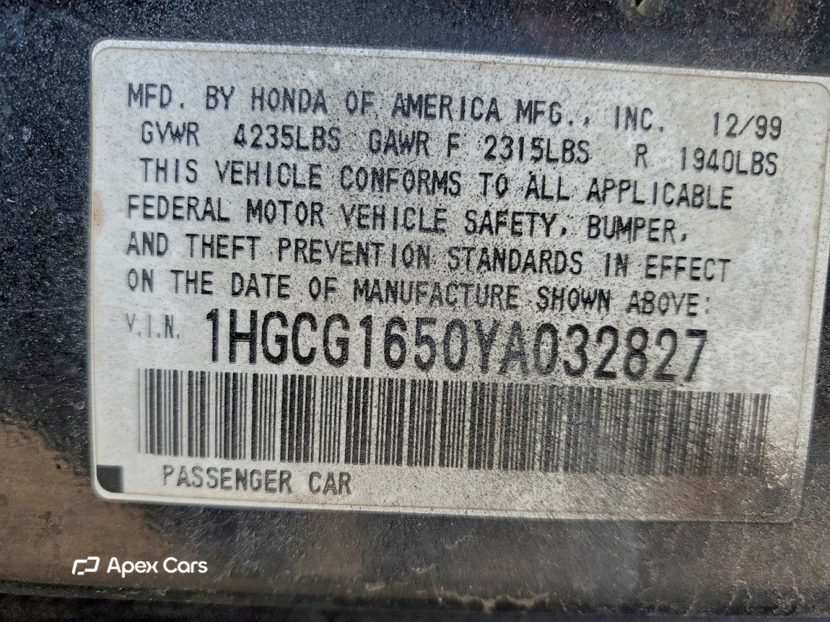 Honda Accord 2000