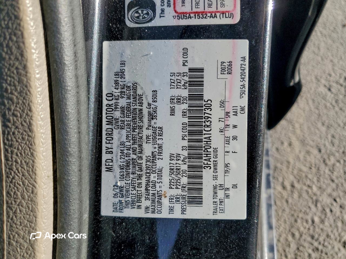 Ford Fusion 2012