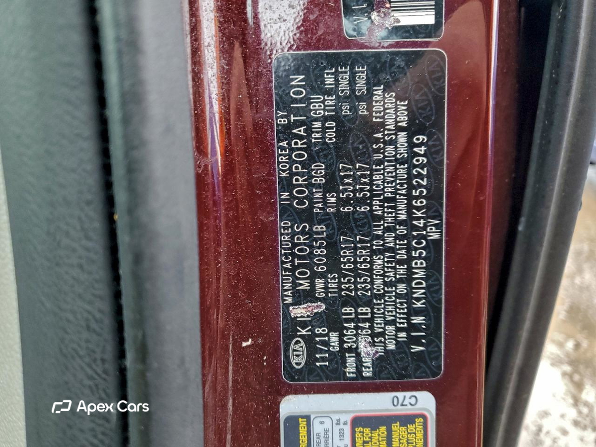 Kia Sedona 2019