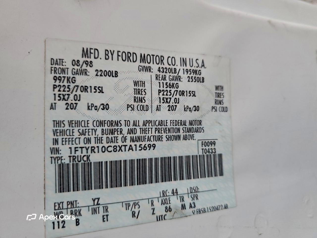 Ford Ranger 1999