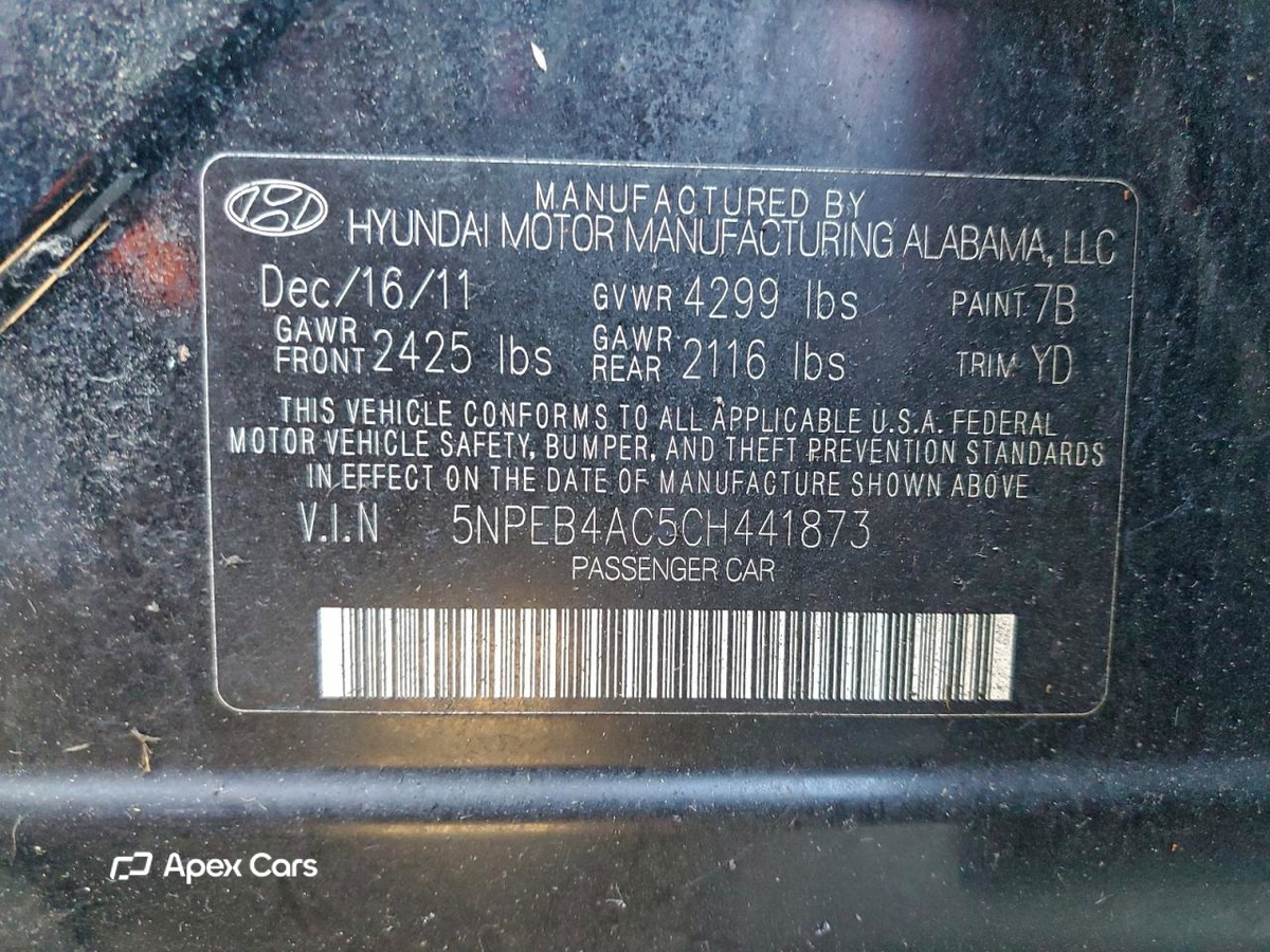 Hyundai Sonata 2012