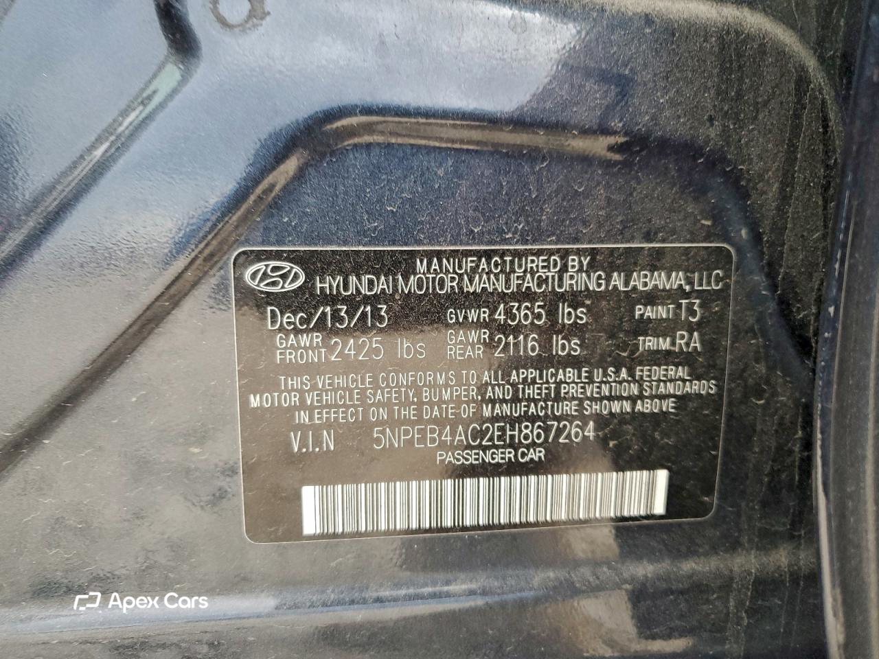 Hyundai Sonata 2014