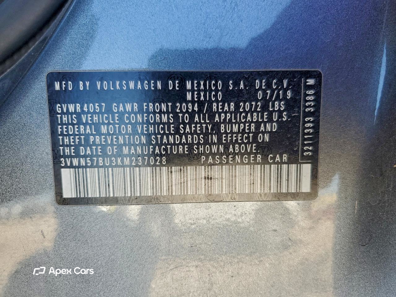 Volkswagen Jetta 2019