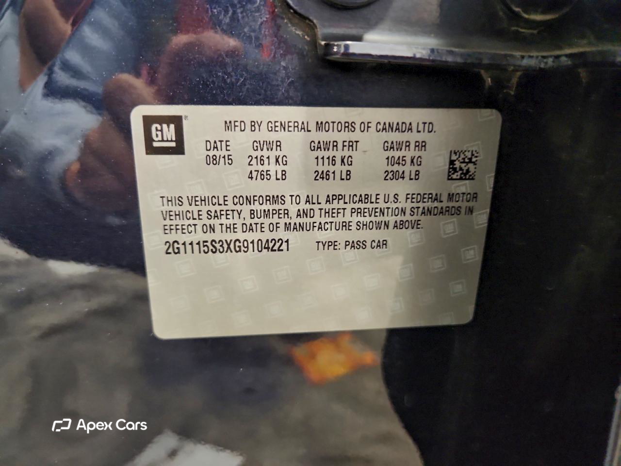 Chevrolet Impala 2016