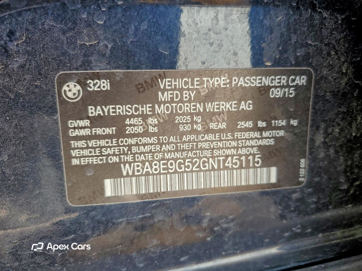 BMW Series 3 2016