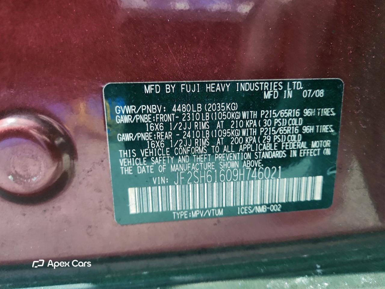 Subaru Forester 2009