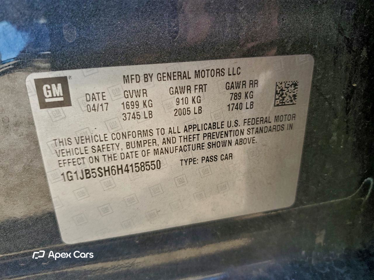 Chevrolet Sonic 2017